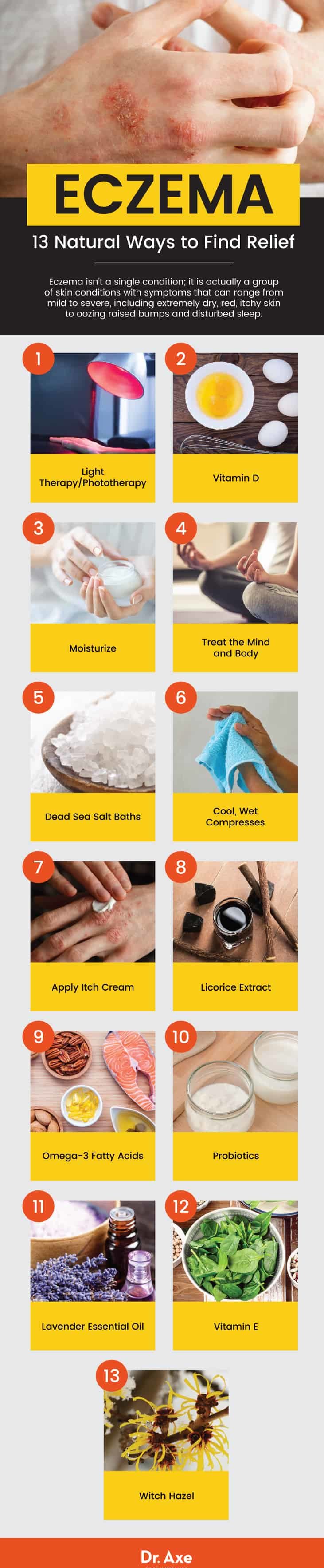 Eczema treatment: 13 natural ways - Dr. Axe